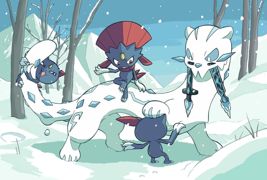 sneasel-weavile-and-chien-pao-pokemon-dr