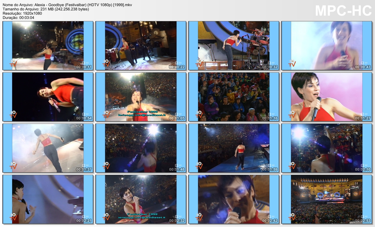 Alexia - Goodbye (Festivalbar) (HDTV 1080p) [07.09.1999]