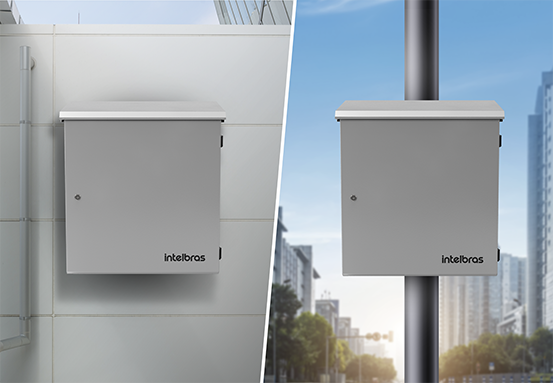 Rack Outdoor Intelbras em poste