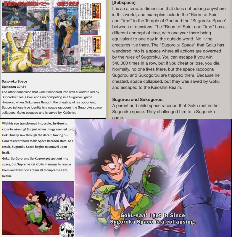 Sugoroku space descriptions