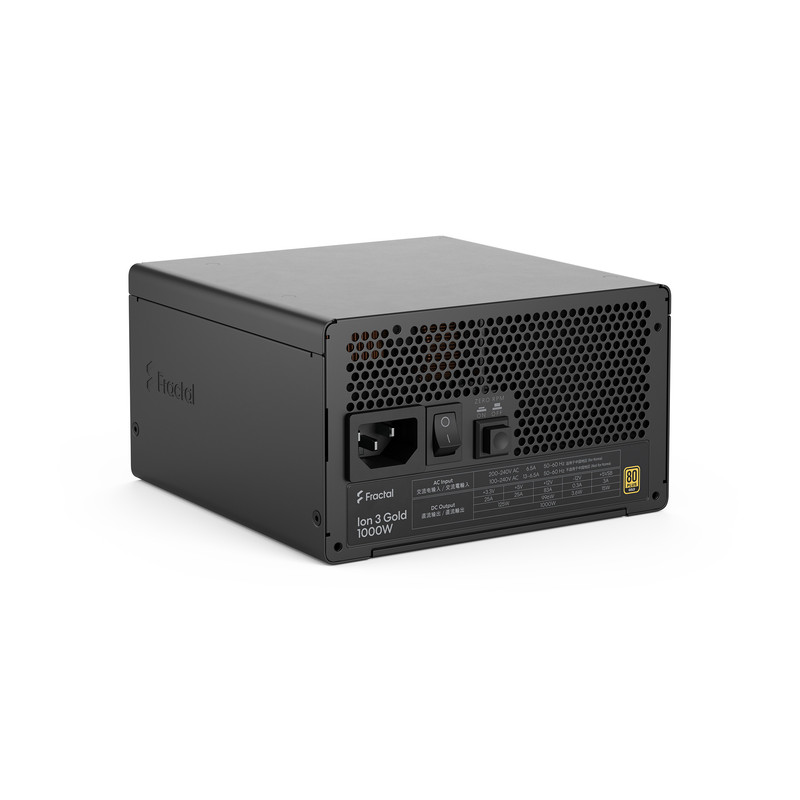 Ion 3 Gold 1000W Black Right Back Above