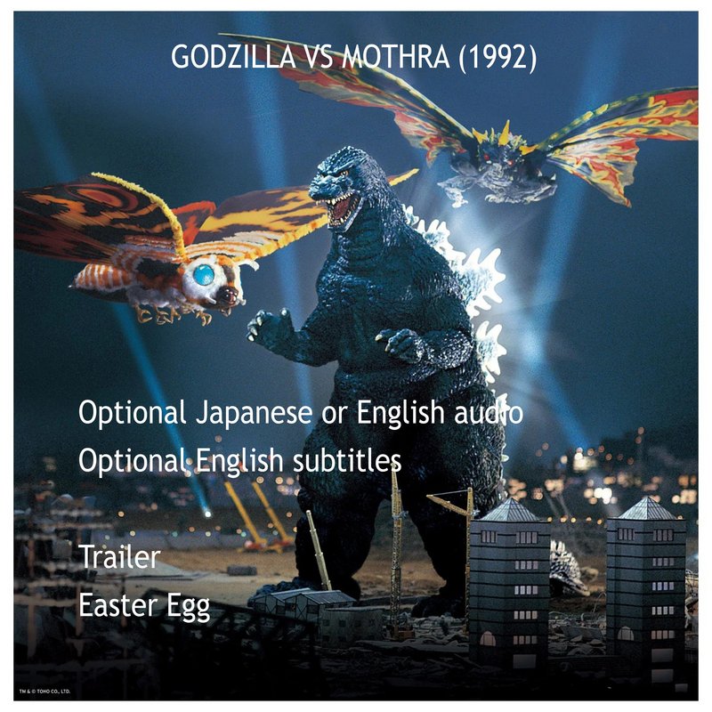Kaiju Classics: G0DZILLA vs MOTHRA (1992) | eBay