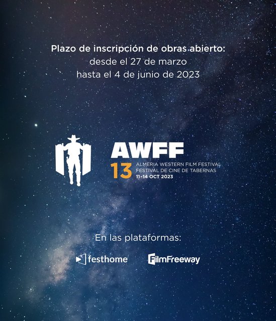 ALMERÍA WESTERN FILM FESTIVAL 2023: ABIERTO PLAZO DE INSCRIPCIÓN