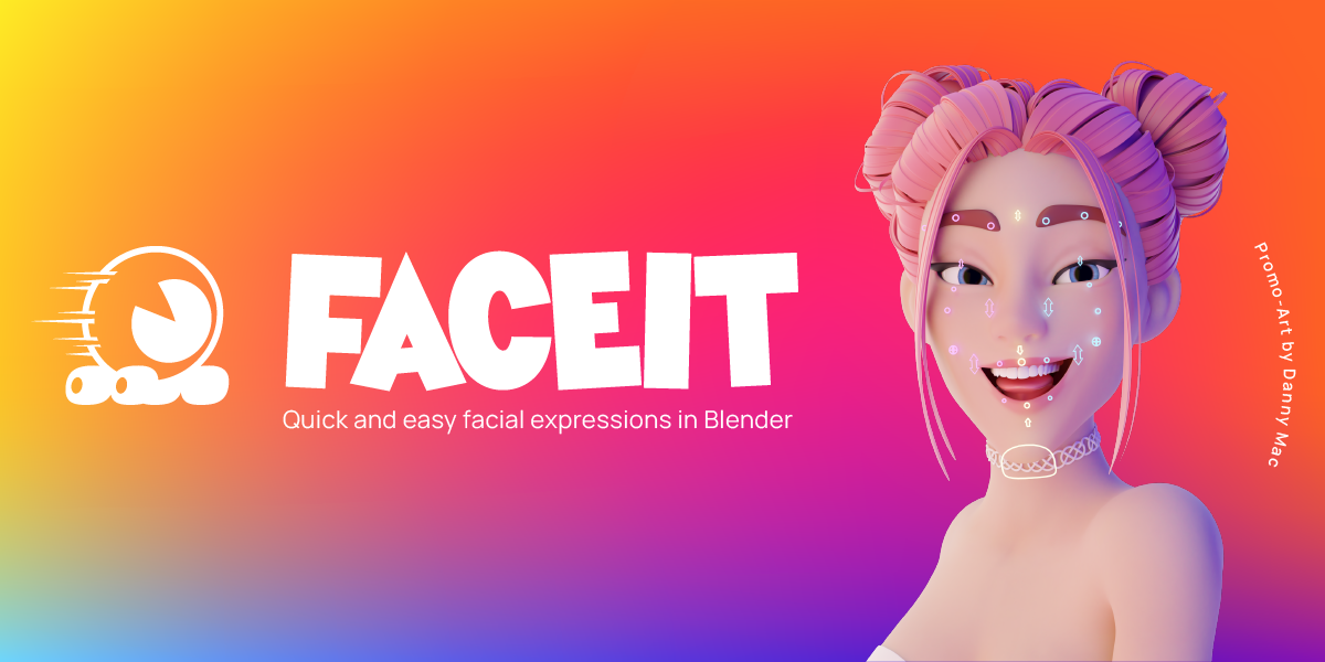 FaceIt Facial Rig for Blender