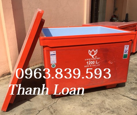 Thùng đá 1200lit trữ hải sản, thùng giữ lạnh 1200L hiệu hoa sen / 0963.839.593 Ms.Loan Th-ng-1200-L-th-i-lan-th-ng-p-h-i-s-n-th-ng-gi-l-nh-1200-L