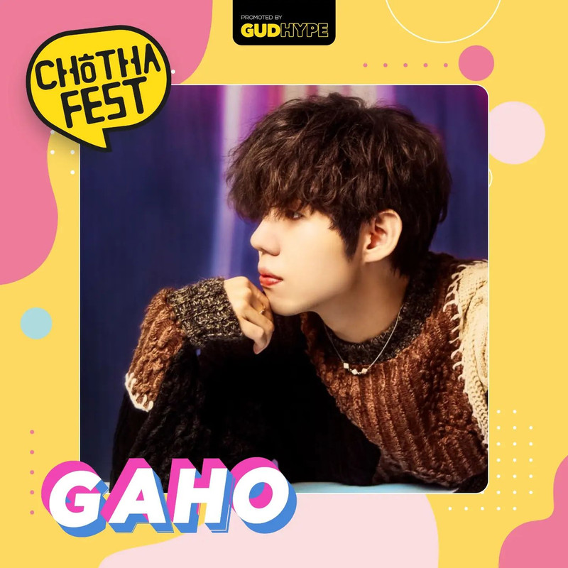 Gaho, musisi asal Korea Selatan yang akan memeriahkan Chotha Fest 2022 bersama BTOB, Pentagon, dan Kave di Jakarta 27 Agustus mendatang.