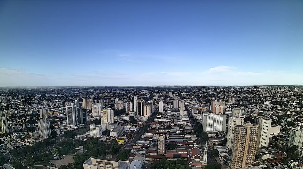 Campo Grande nesta manhã de quarta-feira ©FRANCISCO BRITTO