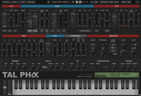 Togu Audio Line TAL-Pha v1.1.8 WIN MAC LIN Incl Keygen-R2R