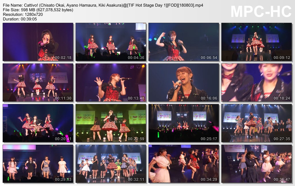 Cattivo! (Chisato Okai, Ayano Hamaura, Kiki Asakura)@[TIF Hot St