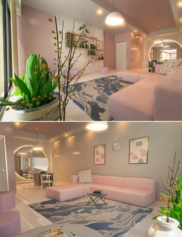 Millennial Living and Dining Room Millennial Living and Dining Room