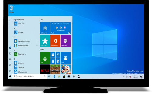 Microsoft Windows 10 Pro Redstone 6 (19H1) Insider Preview Build 18334 ITA