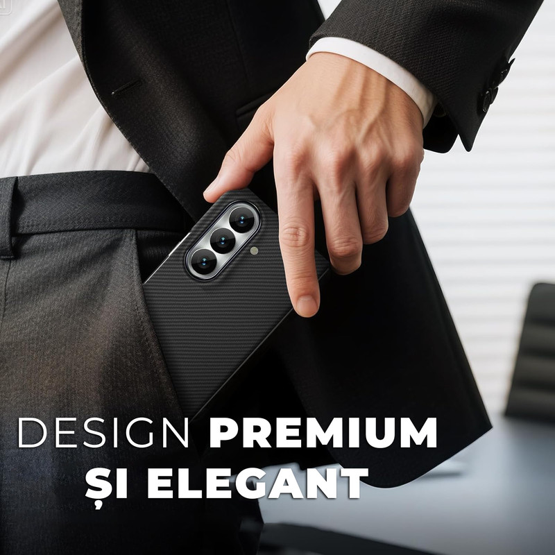 Husa pentru Samsung Z Fold 7 din fibra de aramida/kevlar Daden®, Magsafe intergrat, Protectie Antisoc, Camera Ultra Safe, Negru 71Tu Xw3XNIL AC SL1500 copy