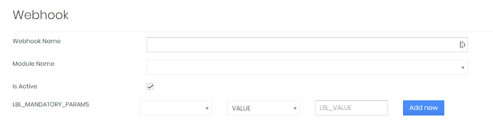 Webhook Details