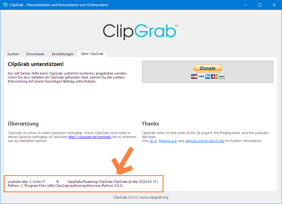 ClipGrab funktioniert bei mir nicht mehr Chipsforum