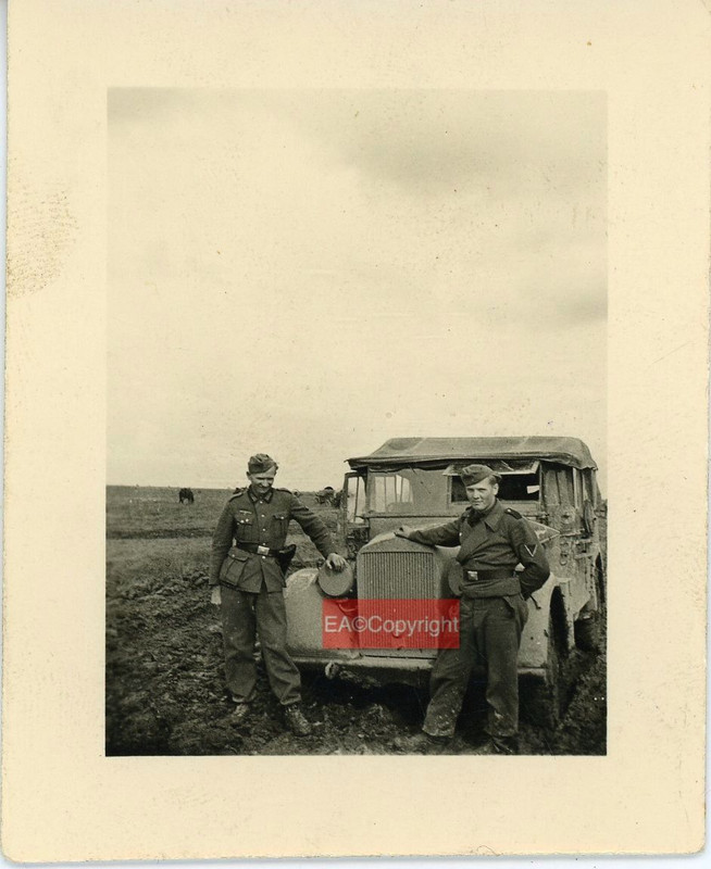 PKW Auto Kübelwagen Wappen Kennzeichen StuG Abt. 209 Sturmgeschütz