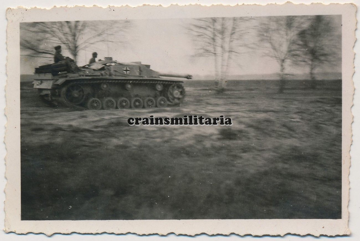 Orig. Foto StuG III Ausf. F Sturmgeschütz Panzer