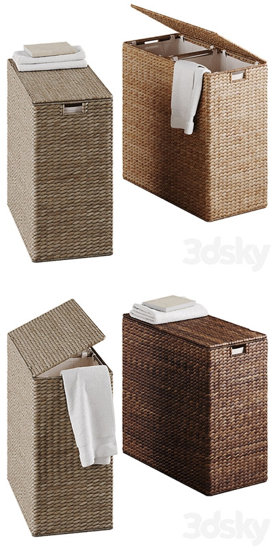 Wicker laundry baskets 3
