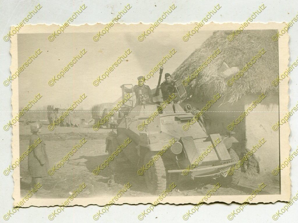 Foto, leichter Panzerspähwagen (2 cm) Sdkfz.222, Wache am Mius, 