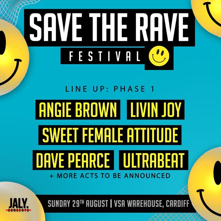 Save The Rave Festival Cardiff 2021 Line Up & News Skiddle