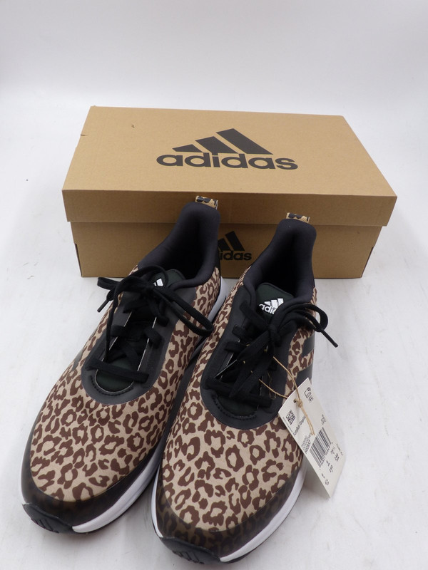 ADIDAS KIDS GRADE SCHOOL FORTARUN GRAPHIC K LEOPARD PRINT TENNIS SHOE SIZE  6.5 | MDG Sales, LLC