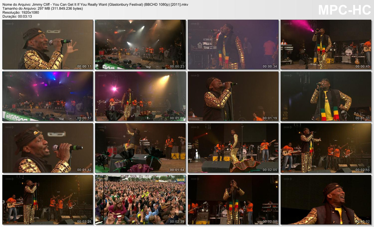 Jimmy Cliff - You Can Get It If You Really Want (Glastonbury Festival) (BBCHD 1080p) [2011]