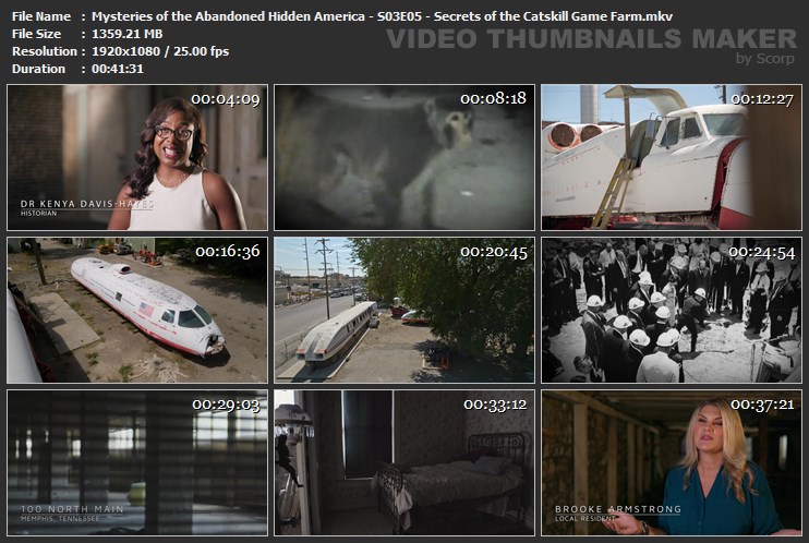 Mysteries of the Abandoned Hidden America - S03E05 - Secrets of the Catskill Game Farm.mkv