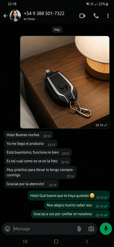 Chat de WhatsApp 1