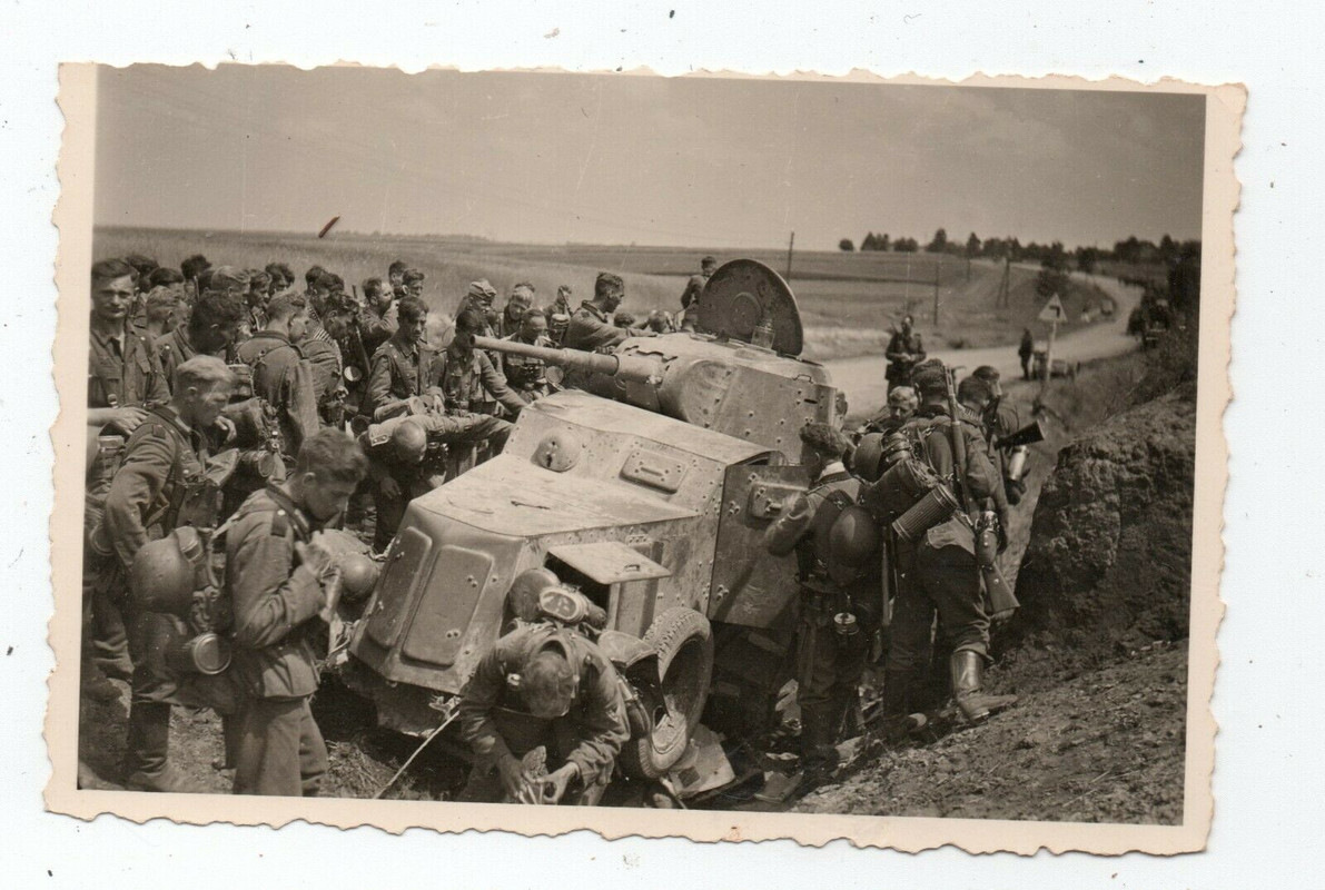 Russland 1941 Krad Kradmelder Kämpfer Ausrüstung SDkfz Panzer Tank Beute