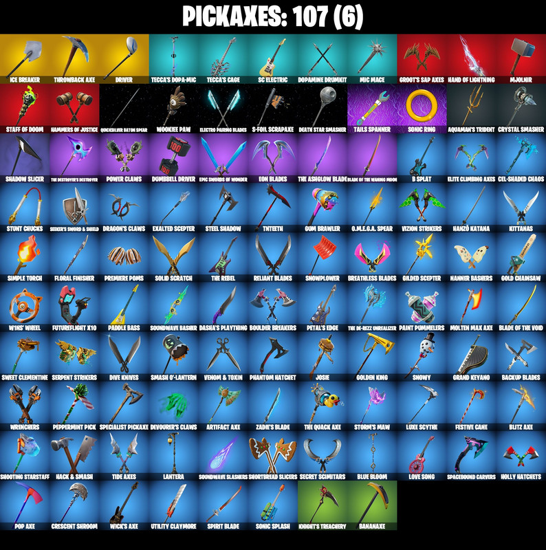 pickaxes comp