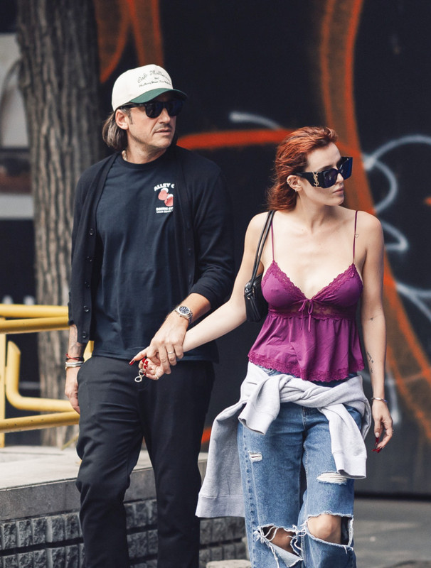 Bella Thorne Braless In Milan5
