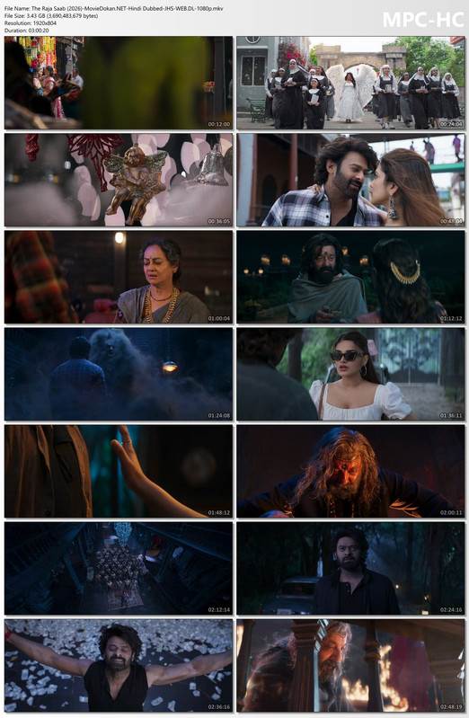 The Raja Saab (2026) Movie Dokan NET Hindi Dubbed JHS WEB DL 1080p mkv thumbs