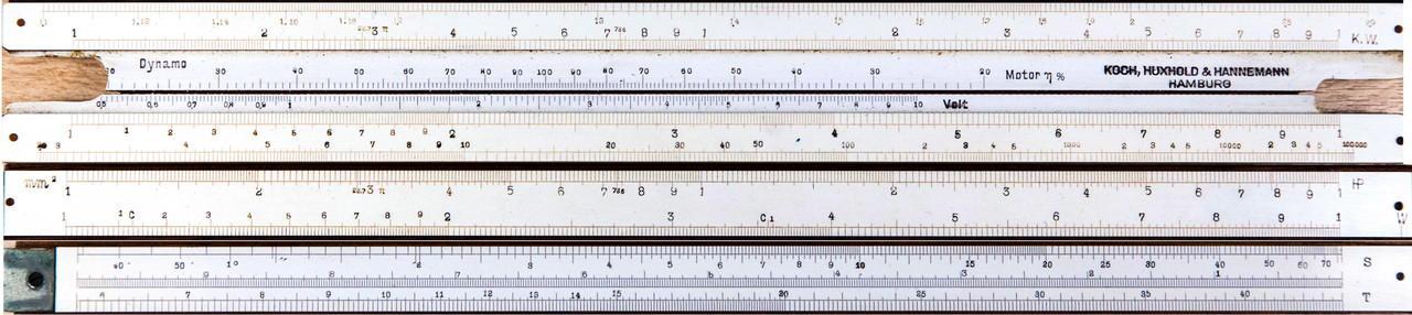 Rechenschieber von Kirstens Vater (Kurt Derlin)