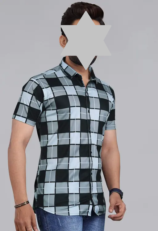 Men's Checked Regular Multicolor Shirts (R301)