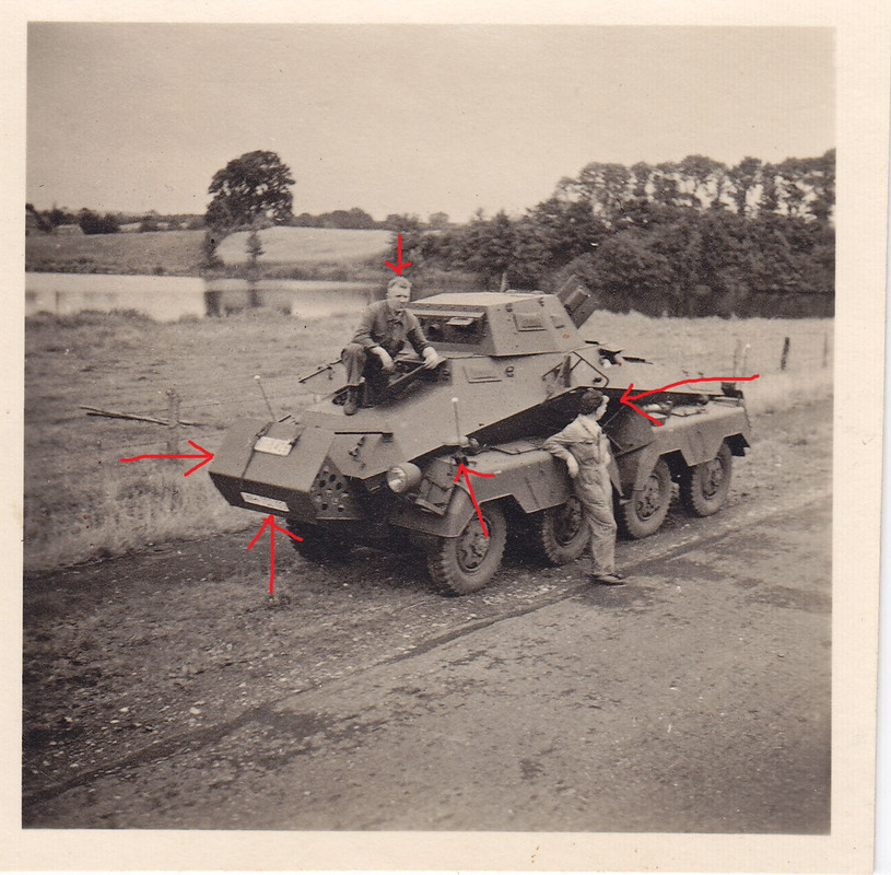 Wehrmacht schwerer Panzerspähwagen 8-Rad Sd.Kfz 