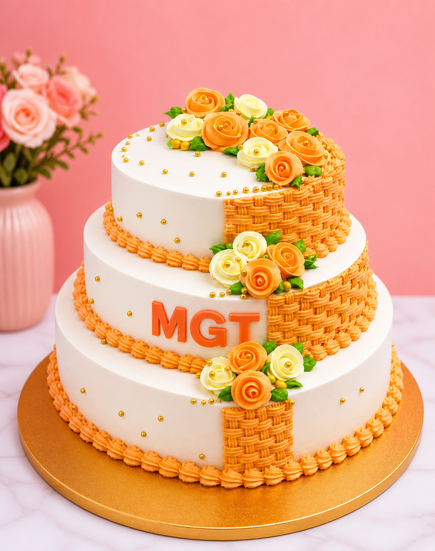 Golden Majesty Cake Image