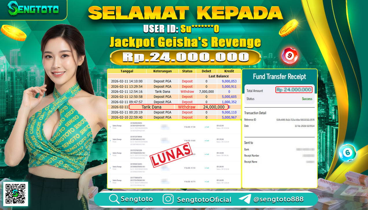 BUKTI PEMBAYARAN SLOT GEISHA REVENGE