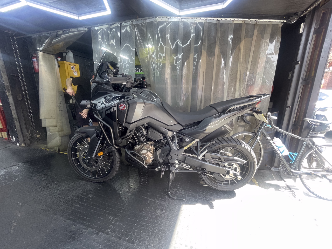 Motorbike at FR Motorcycles, Arnold Road, Bow E3