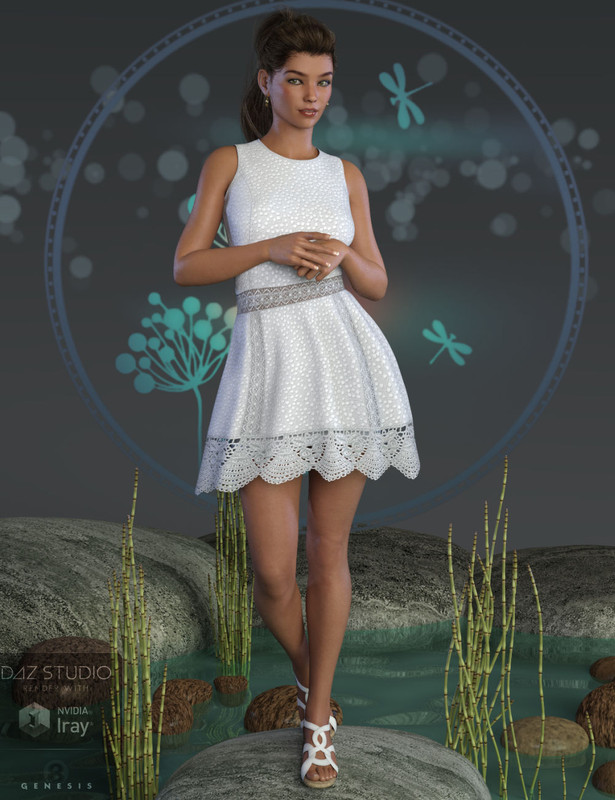 Cool Lace Outfit for Genesis 8 Female(s) Cool Lace Outfit for Genesis 8 Female(s)