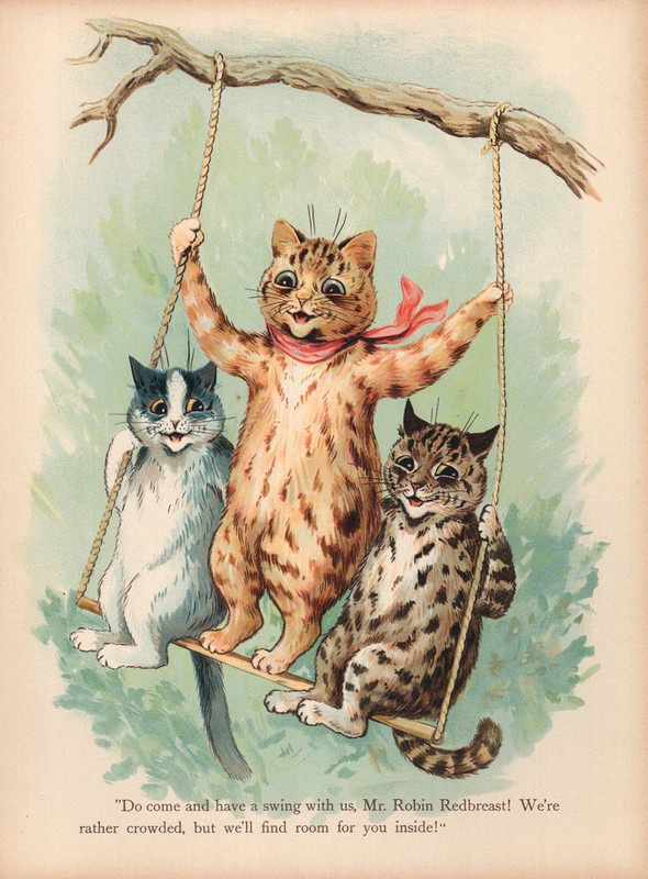 Louis-Wain-Louis-Wain-Cats-chromolitho-Meister-Drucke-283900