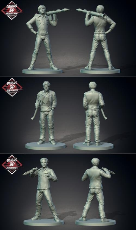 Howard and Rajesh and Stuart Big Bang Theory – 3D Print