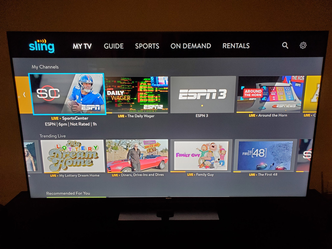 Sling Tv Sign In New GUI is hot : r/slingtv