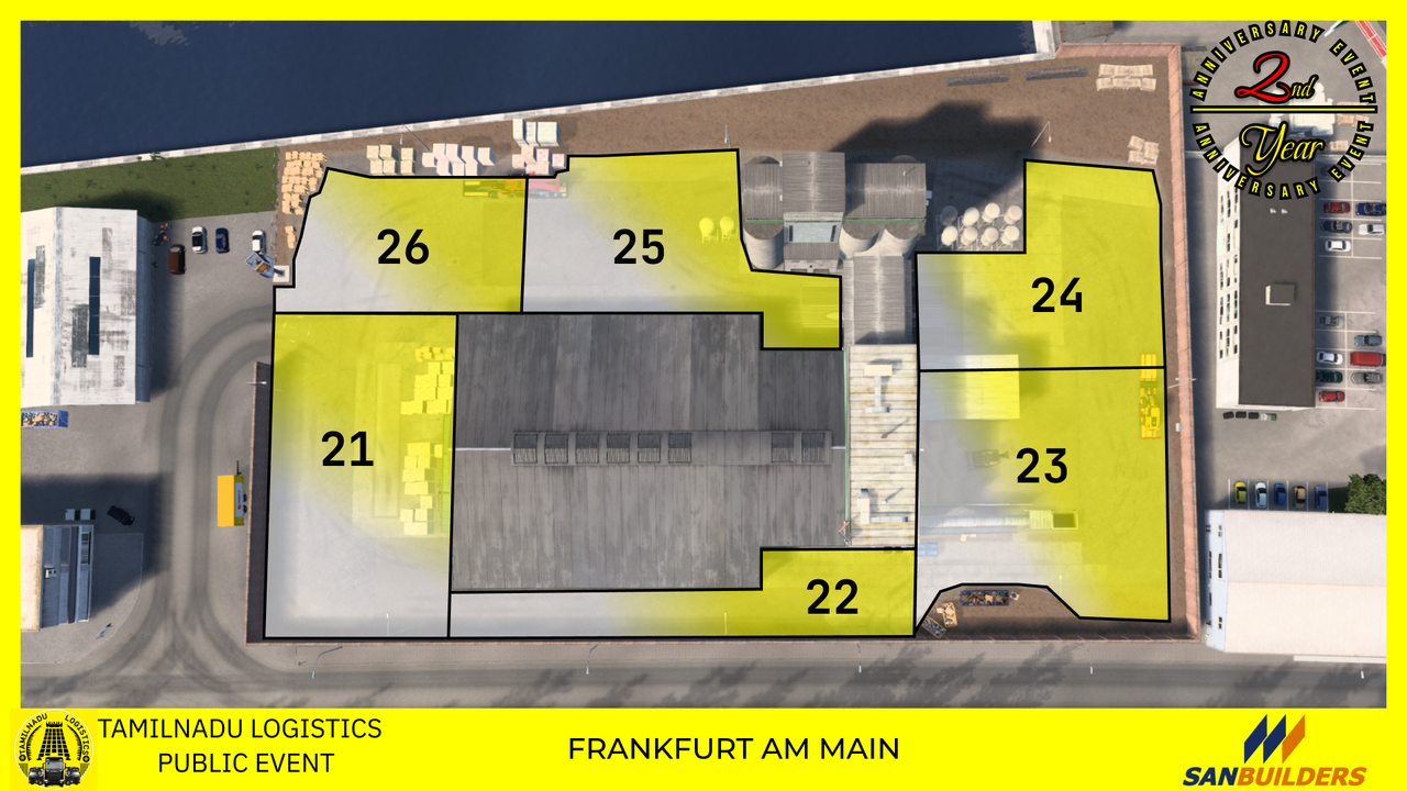 Route A - Frankfurt - San Buillders-{Slot21-Damper}-{Slot22-TQD}-{Slot23-Avail}-{Slot 24-HK WWL}-{Slot25-Avail}-{Slot26-A&D Log}