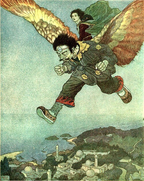 Stories-from-Hans-Andersen-Edmund-Dulac-color-plate-at-page-131