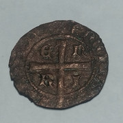 Cruzado de Enrique II. Roseta detrás de busto IMG-20220211-221139