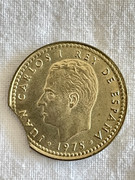 Colección completa de monedas SEGMENTADAS de 1 peseta año 1975. 1-BBD4-C47-40-A6-4-A76-8-A33-945-CCFFC1-E79