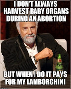 Abortion baby organs