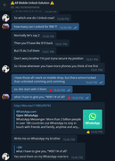 he asking me to move to whatsapp