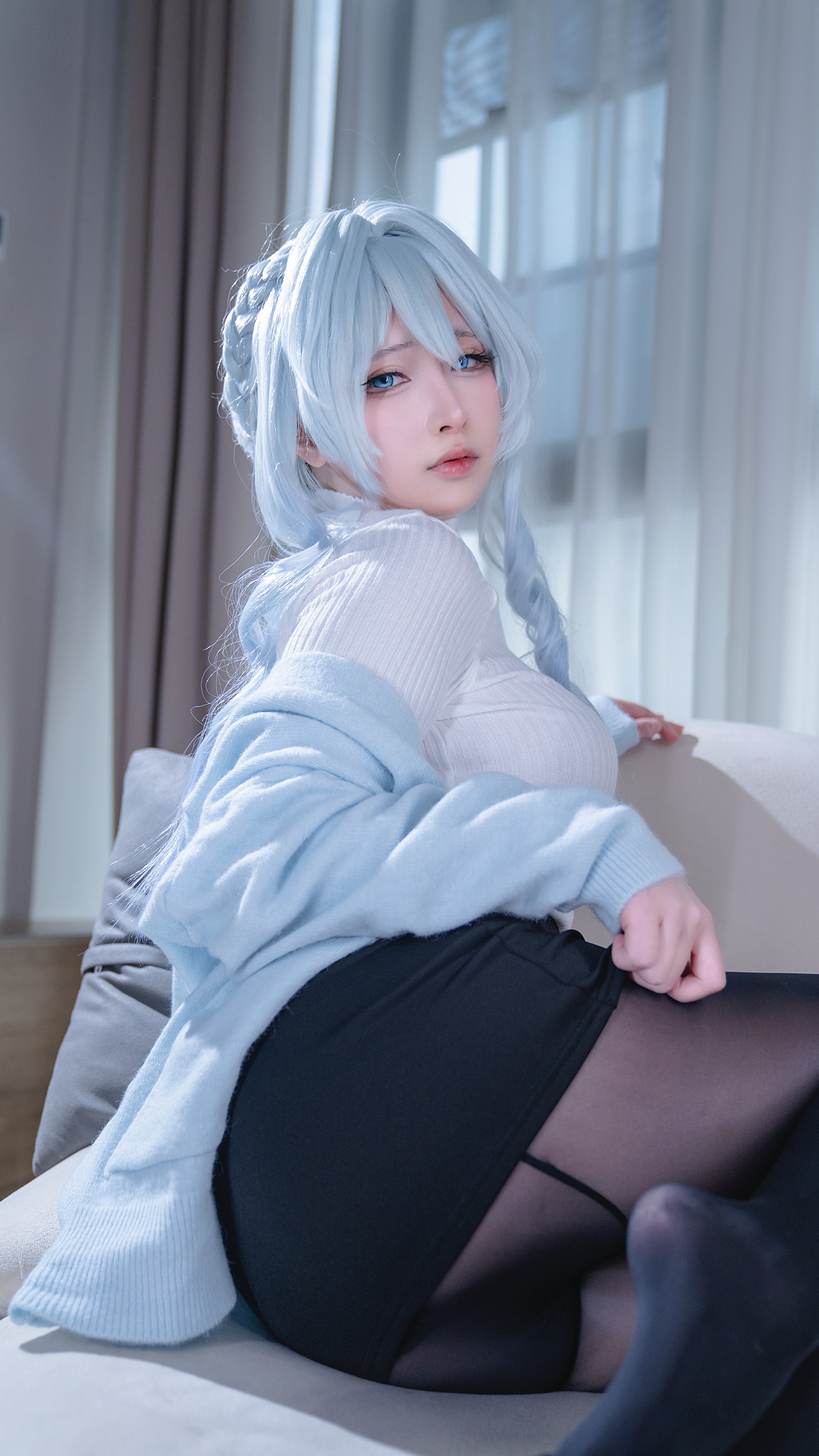 樱梨梨 雪女 Cosplay 写真图集｜高清日系风格摄影（32P｜178MB）插图1