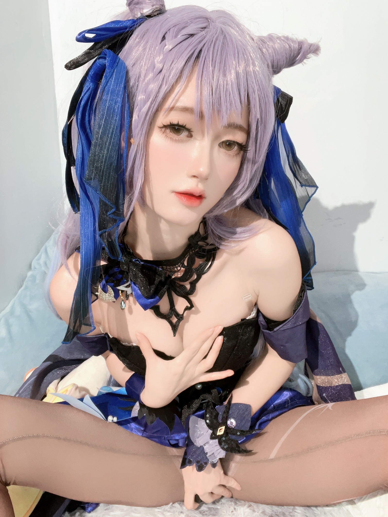 趴趴捣蛋陌 刻晴 Cosplay 写真合集｜原神人气角色 写真＋视频（92P＋1V｜677MB）插图3