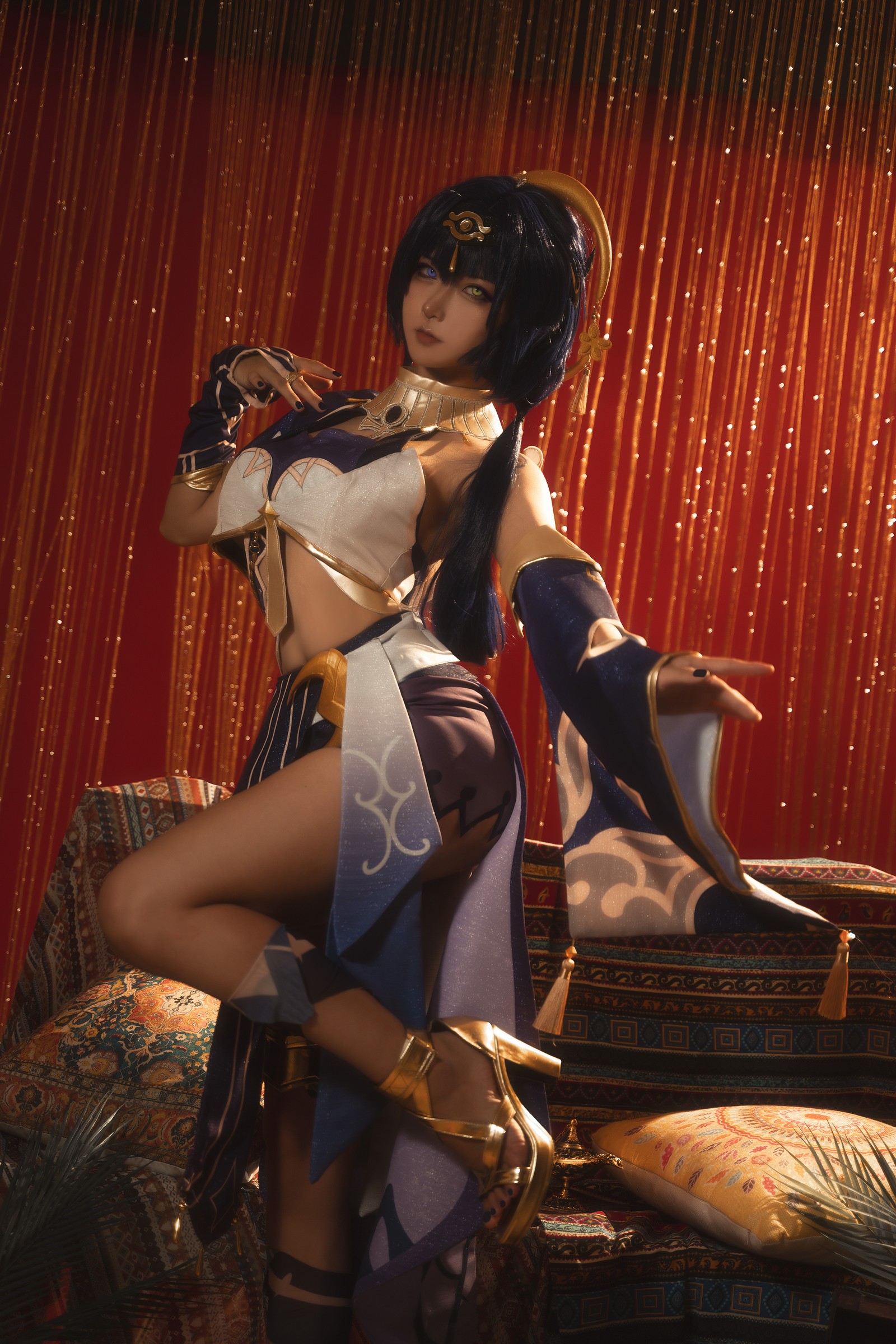 Seya-狮砸 – 原神 坎蒂丝 Candace Cosplay 高清写真（12P-142MB）插图8